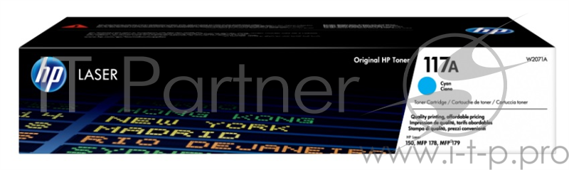 Тонер-картридж HP 117A Cyan Original Laser Toner Cartridge