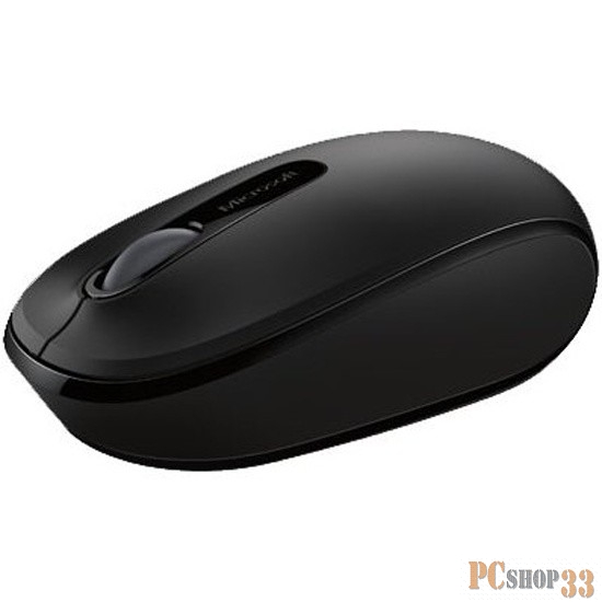 Оптическая мышь Microsoft Wireless Mobile Mouse 1850 7MM-00002, беспров., 2кн.+скр., черный (USB)