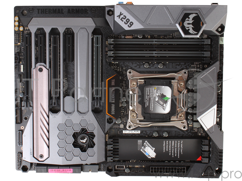 Мат. плата ASUS TUF X299 MARK 1 <S2066, iX299, 4*DDR4, 3*PCIe 3.0x16, 3PCIe 3.0x1, SATA3, Vlan, HDMI, DP, 2xUSB3.0, ATX, Retail>