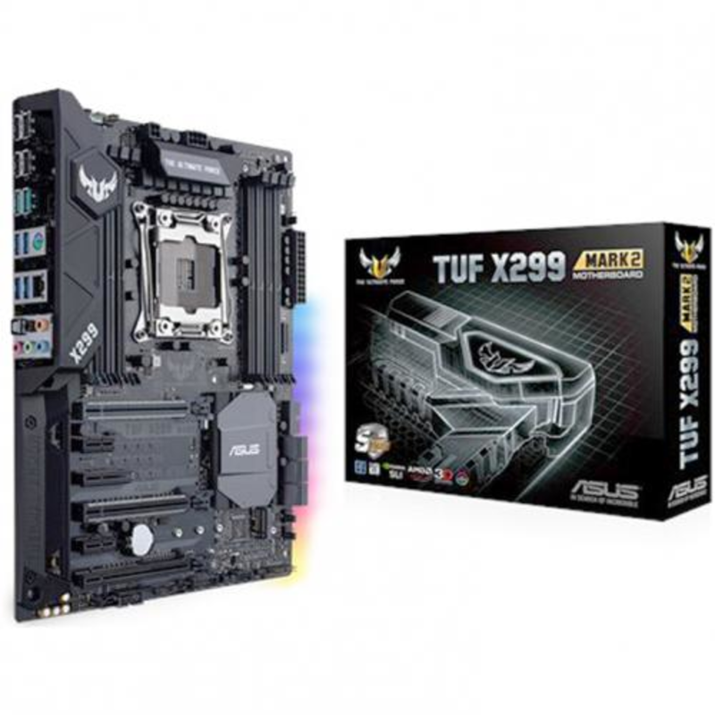 Материнская плата Asus TUF X299 MARK 2 Soc-2066 Intel X299 8xDDR4 ATX AC`97 8ch(7.1) GbLAN RAID
