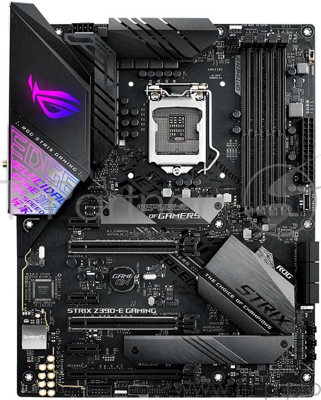 Материнская плата Asus ROG STRIX Z390-E GAMING Soc-1151v2 Intel Z390 4xDDR4 ATX AC`97 8ch(7.1) GbLAN RAID+HDMI+DP