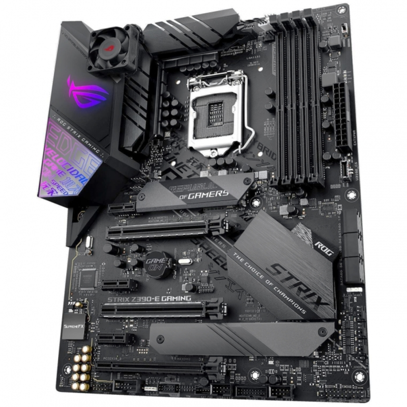 Материнская плата Asus ROG STRIX Z390-E GAMING Soc-1151v2 Intel Z390 4xDDR4 ATX AC`97 8ch(7.1) GbLAN RAID+HDMI+DP