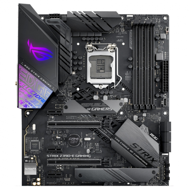 Материнская плата Asus ROG STRIX Z390-E GAMING Soc-1151v2 Intel Z390 4xDDR4 ATX AC`97 8ch(7.1) GbLAN RAID+HDMI+DP