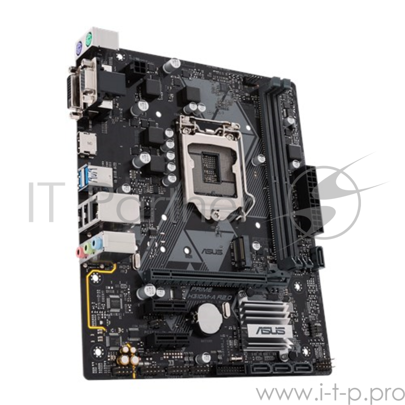 Материнская плата Asus PRIME H310M-A R2.0/CSM Soc-1151v2 Intel H310 2xDDR4 mATX AC`97 8ch(7.1) GbLAN+VGA+DVI+HDMI