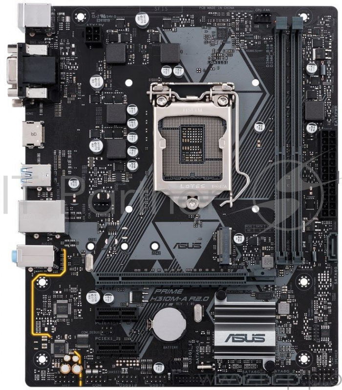 Материнская плата Asus PRIME H310M-A R2.0/CSM Soc-1151v2 Intel H310 2xDDR4 mATX AC`97 8ch(7.1) GbLAN+VGA+DVI+HDMI