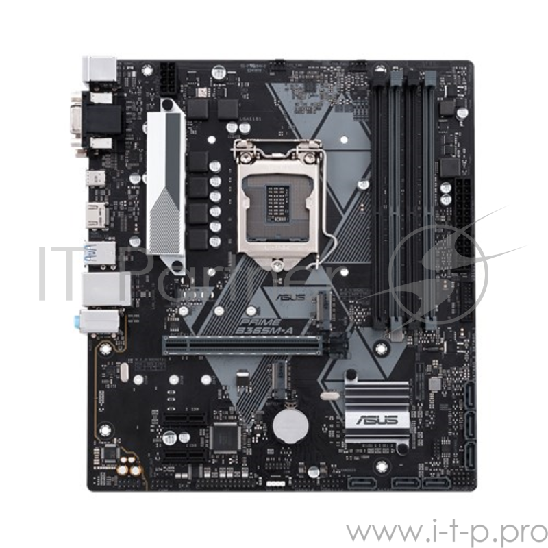 Материнская плата Asus PRIME B365M-A Soc-1151v2 Intel B365 4xDDR4 mATX AC`97 8ch(7.1) GbLAN+VGA+DVI+HDMI
