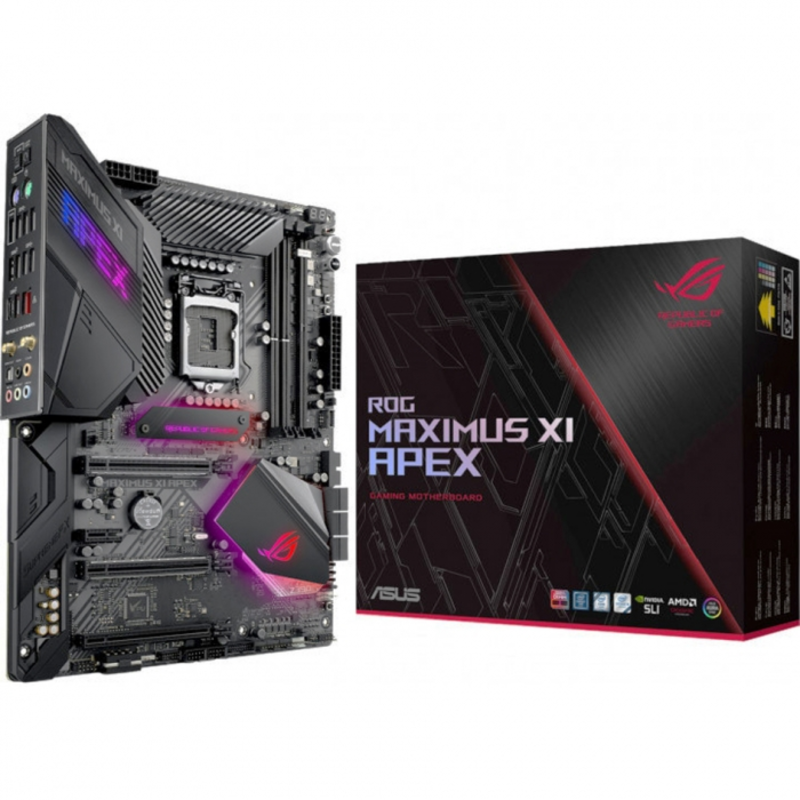 Материнская плата Asus ROG MAXIMUS XI APEX Soc-1151v2 Intel Z390 4xDDR4 ATX AC`97 8ch(7.1) GbLAN RAID
