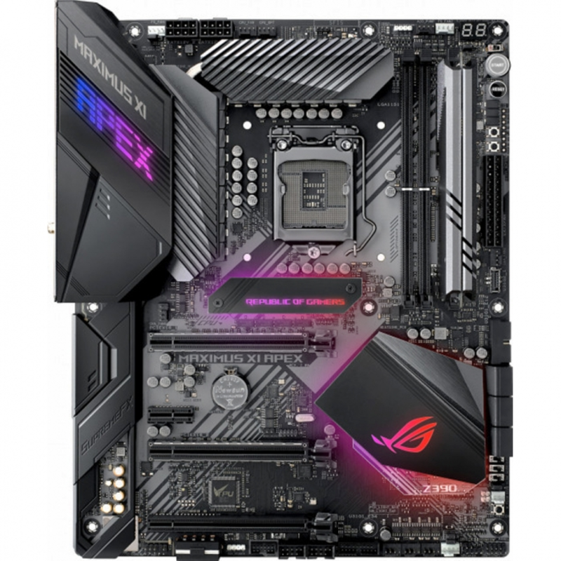 Материнская плата Asus ROG MAXIMUS XI APEX Soc-1151v2 Intel Z390 4xDDR4 ATX AC`97 8ch(7.1) GbLAN RAID