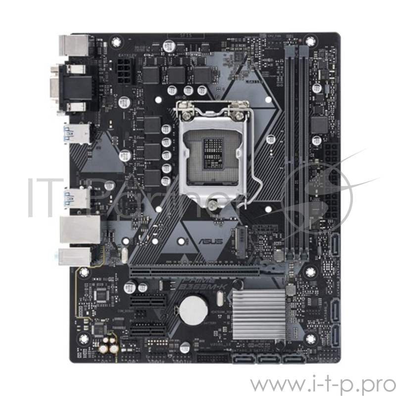 Материнская плата Asus PRIME B365M-K Soc-1151v2 Intel B365 2xDDR4 mATX AC`97 8ch(7.1) GbLAN+VGA+DVI