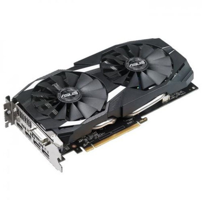 Видеокарта ASUS DUAL-RX580-O8G // RX580,DVI,HDMI*2,DP*2,8G,D5 90YV0AQ1-M0NA00