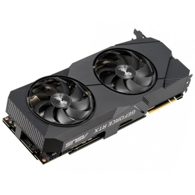 Видеокарта Asus PCI-E DUAL-RTX2080-8G-EVO nVidia GeForce RTX 2080 8192Mb 256bit GDDR6 1515/14000/HDMIx1/DPx3/HDCP Ret
