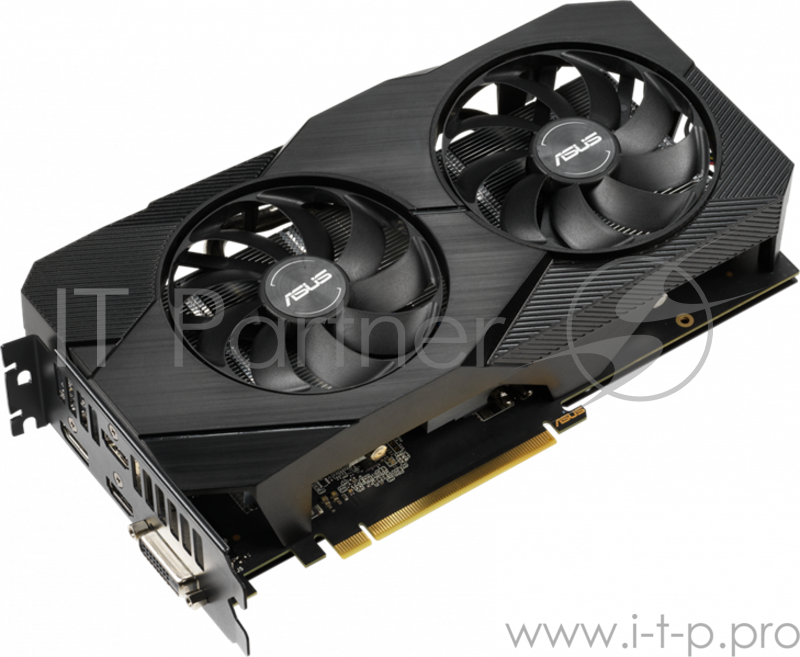 Видеокарта Asus PCI-E DUAL-GTX1660TI-O6G-EVO nVidia GeForce GTX 1660TI 6144Mb 192bit GDDR6 1500/12002 DVIx1/HDMIx2/DPx1/HDCP Ret