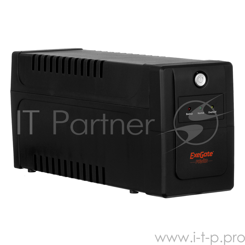 ИБП Exegate Power Back UHB-1000 <1000VA, Black, 2 евророзетки>