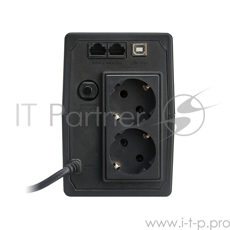 ИБП Exegate Power Back UHB-1000 <1000VA, Black, 2 евророзетки>