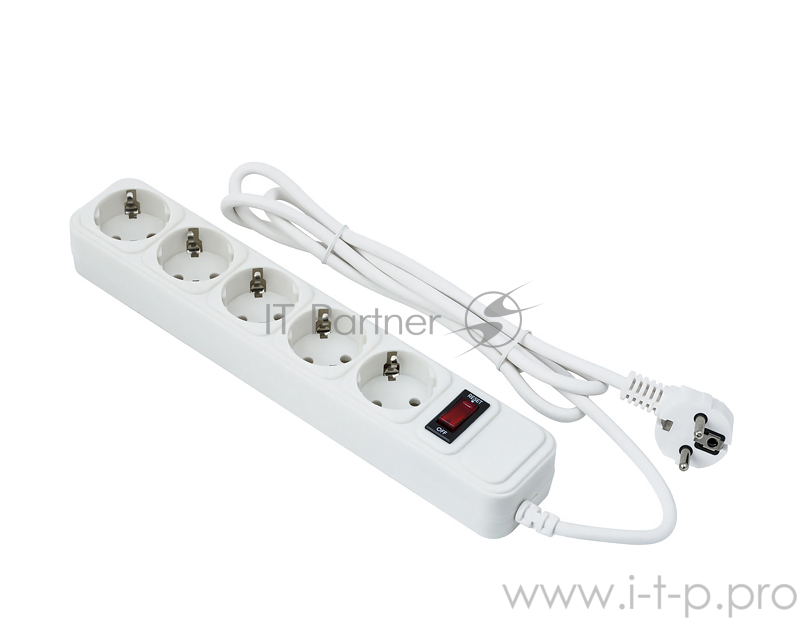 Сетевой фильтр Exegate SP-5-10W (5 розеток, 10м, евровилка, белый)