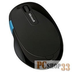 Оптическая мышь Microsoft Sculpt Comfort Mouse H3S-00002, беспров., 3кн.+скр., черно-синий (Bluetooth)