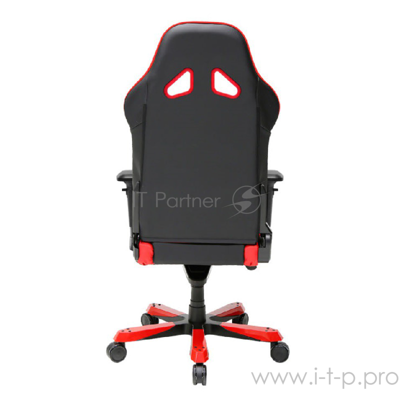 DXRacer Sentinel Игровое кресло чёрно-красное (OH/SJ00/NR, эко-кожа, регулируемый угол наклона, механизм качания)