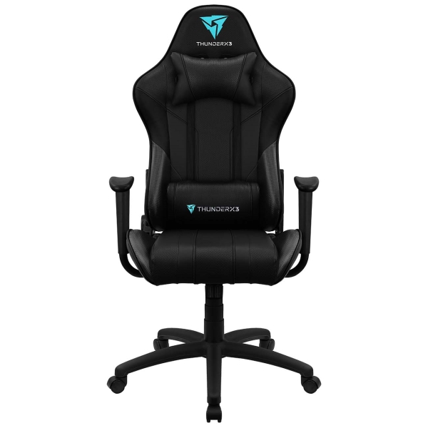 Игровое кресло ThunderX3 EC3-B black (AIR Tech, экокожа, регулируемый угол наклона, механизм качания)