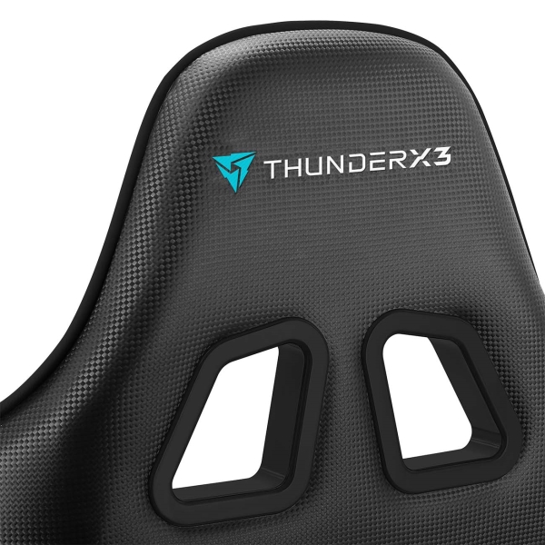 Игровое кресло ThunderX3 EC3-B black (AIR Tech, экокожа, регулируемый угол наклона, механизм качания)