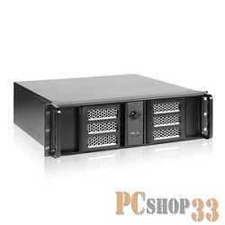 Корпус Procase PA339-B-0 черный {3U, глубина 390мм, MB 9.6