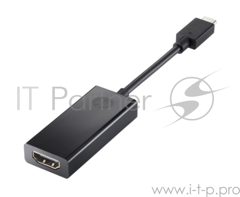 Адаптер HP 2PC54AA черный USB-С HDMI 2.0