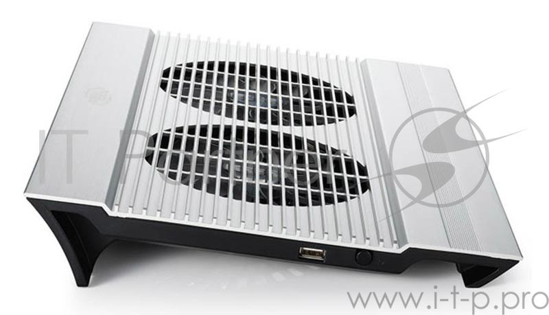 Подставка для ноутбука Deepcool N8 17 380x278x55mm 25dB 4xUSB 1244g Silver aluminum