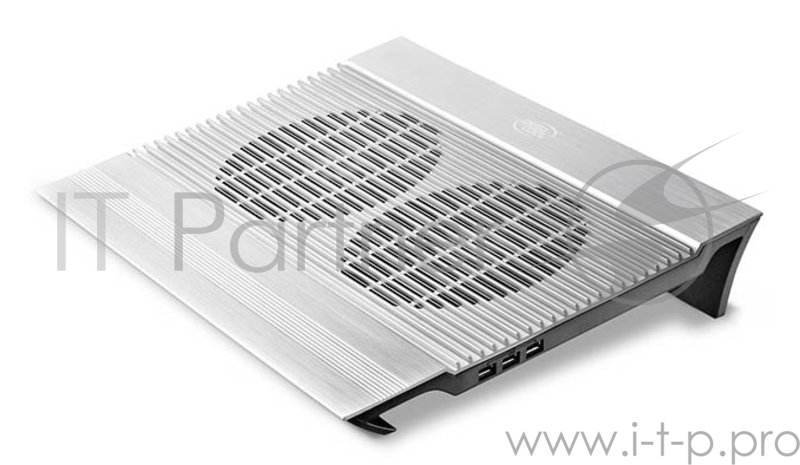 Подставка для ноутбука Deepcool N8 17 380x278x55mm 25dB 4xUSB 1244g Silver aluminum