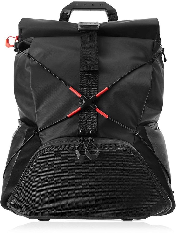 Рюкзак для ноутбука 17.3 HP OMEN X Transceptor Backpack черный/красный (3KJ69AA)