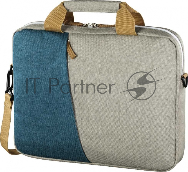 Сумка для ноутбука 15.6 Hama Florence серый/голубой полиэстер (00101573)