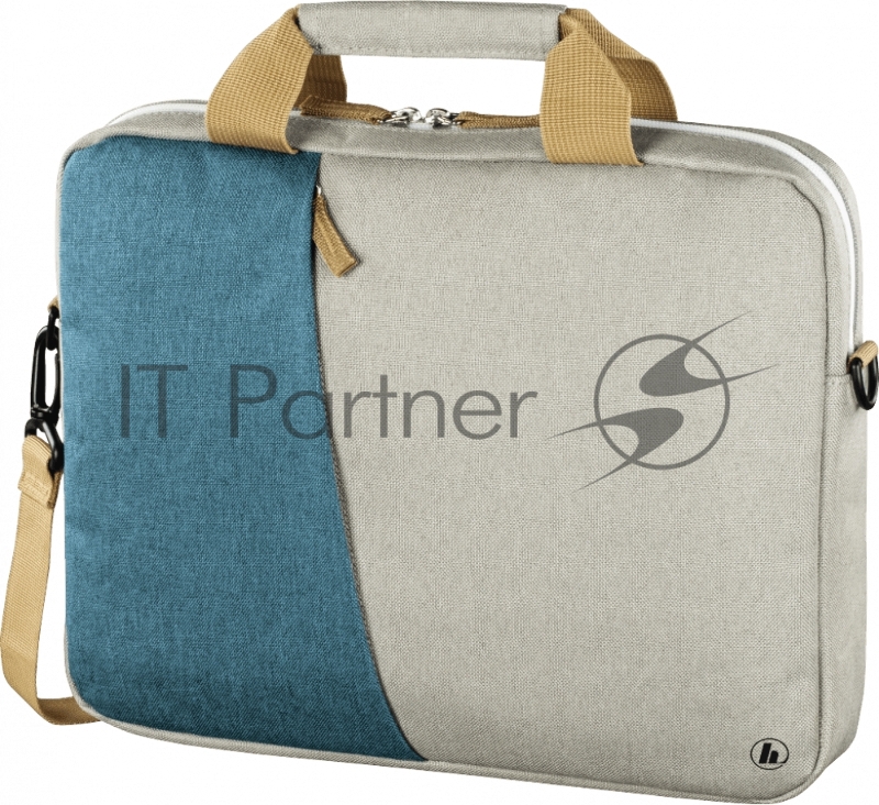 Сумка для ноутбука 15.6 Hama Florence серый/голубой полиэстер (00101573)