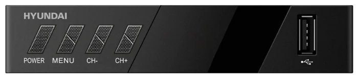 Ресивер DVB-T2 Hyundai H-DVB420 черный