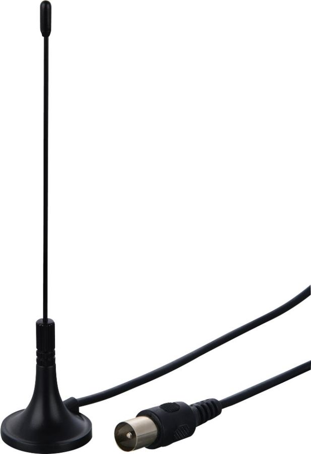 Антенна телевизионная Hama 00121655 пассивная черный каб.:1.46м