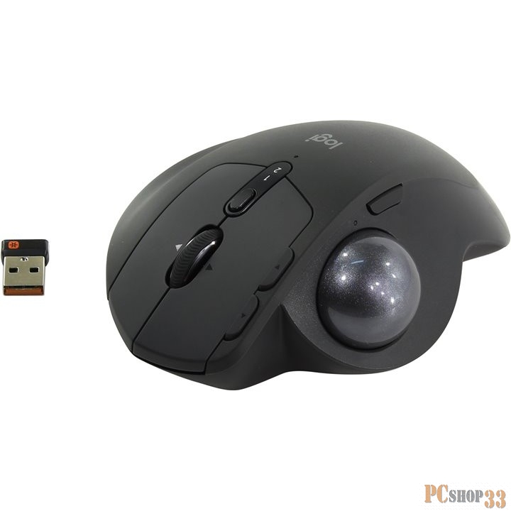Трекбол Logitech MX ERGO 910-005179, беспров., 5кн.+скр., черный (USB, Bluetooth)