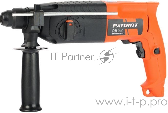 Перфоратор PATRIOT RH240 Перфоратор 140301300 {SDS+, мощн. 790 Вт, 4 режима работы, макс.диаметр 24мм, в пласт.кейсе, набор буров, глубиномер}