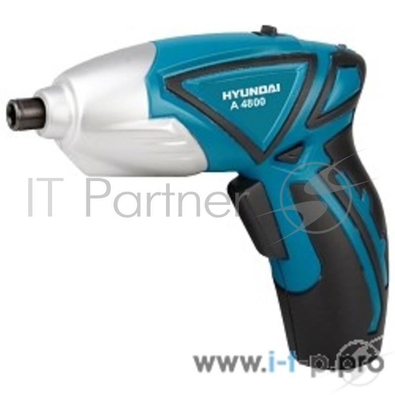 Дрель, Шуруповерт HYUNDAI Аккумуляторная отвертка A 4800 { 4,8 В, 0,8 А/ч, 0-150 об/мин, 2,5 Hm, 3-5 ч, 0.4 кг, 1 аккум }
