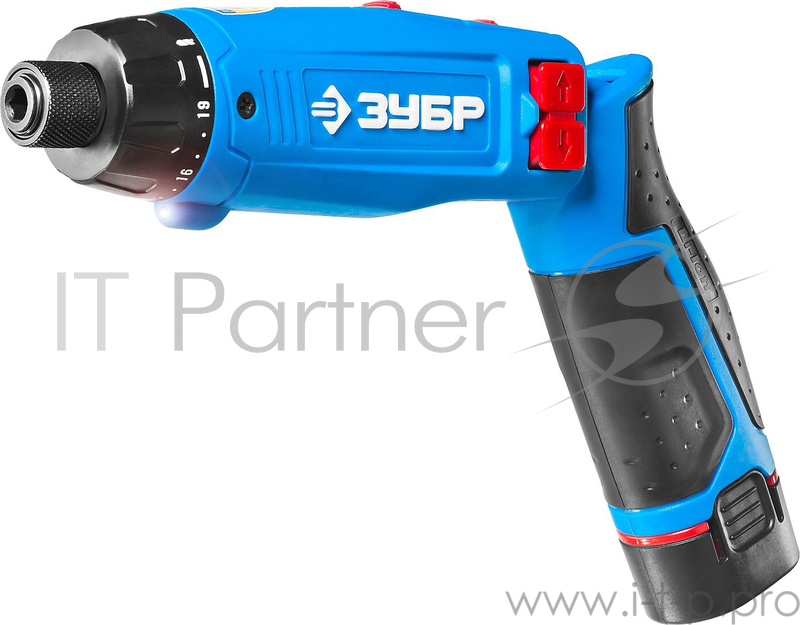 Дрель, Шуруповерт ЗУБР ЗО-7.2-Ли КН Отвертка трансформер ЗО-7.2-Ли КН {аккум, Li-Ion, 7.2 В, 270/870 об/мин, 1,5 а/ч, 2 скорости}