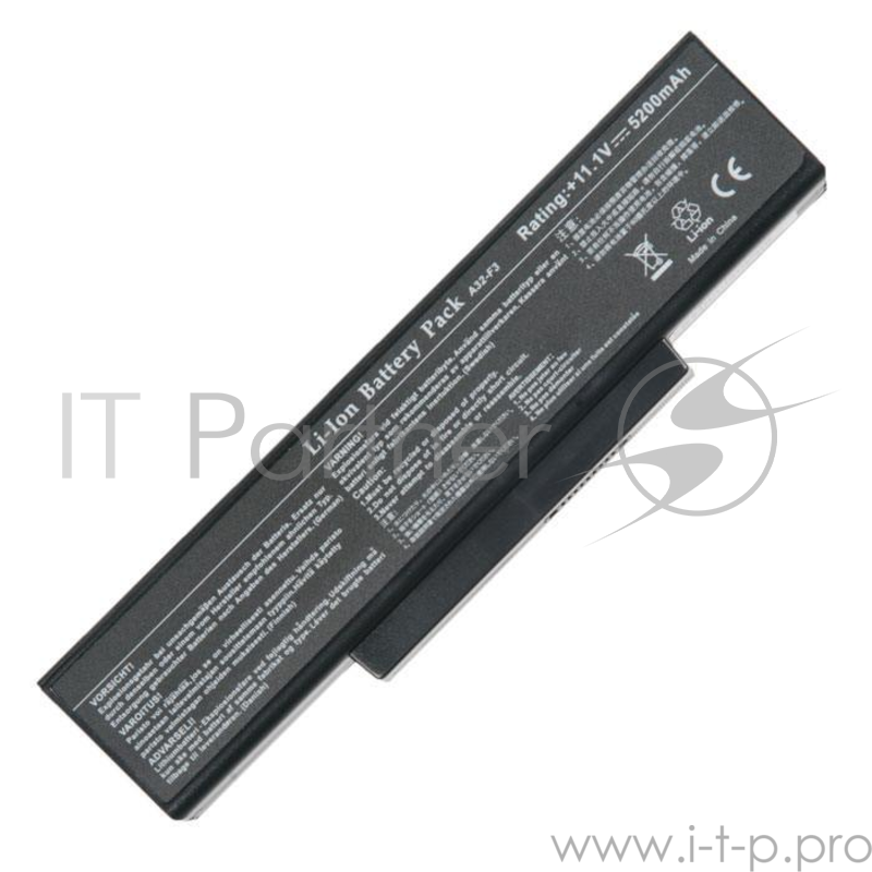 Аккумулятор для Asus A9, F2, F3, Z53, M51, 5200mAh 11.1V