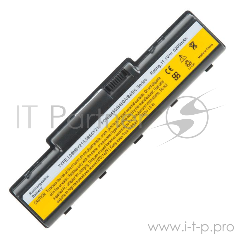 Аккумулятор для Lenovo IdeaPad Y480, V480, 5200mAh, 10.8V