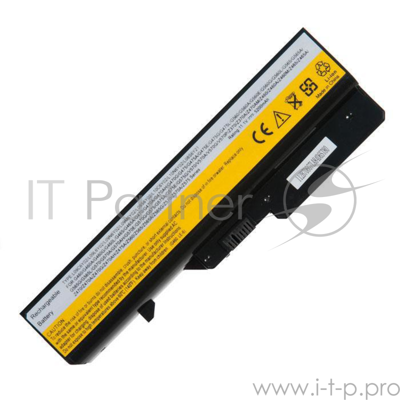 Аккумулятор для Lenovo для IdeaPad B470, B470A, B470G, B570, B570A, B570G, G460, G460e, G465, G470, G475, G480, G560, G560e, G565, G570, G575, G580, G770, V360, V460, Z360, Z370, Z380, Z460, Z465, Z470, Z475, Z480, Z560, G780,11.1V, 4400mAh