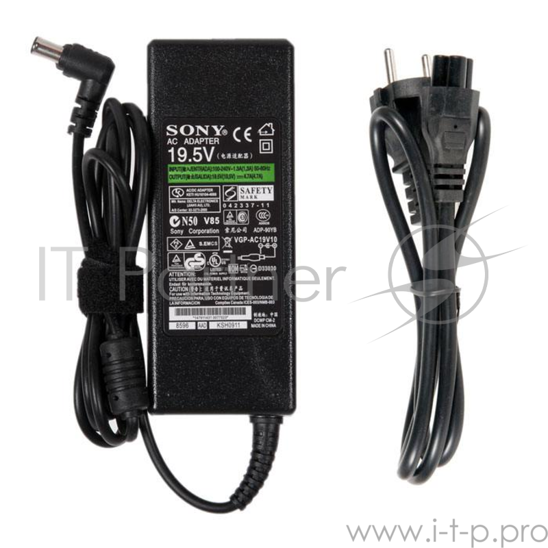 Блок питания Sony VGP-AC19V24 19.5V 4.7A, 90W с иглой