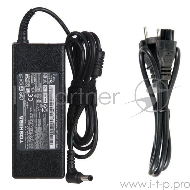 Блок питания Toshiba 19V, 3.95A, 75W