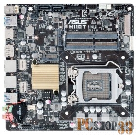 Материнская плата ASUS H110T RTL {LGA1151, H110, 2DDR4 , HDMI+DP, GbLAN SATA Mini-ITX SODIMM}