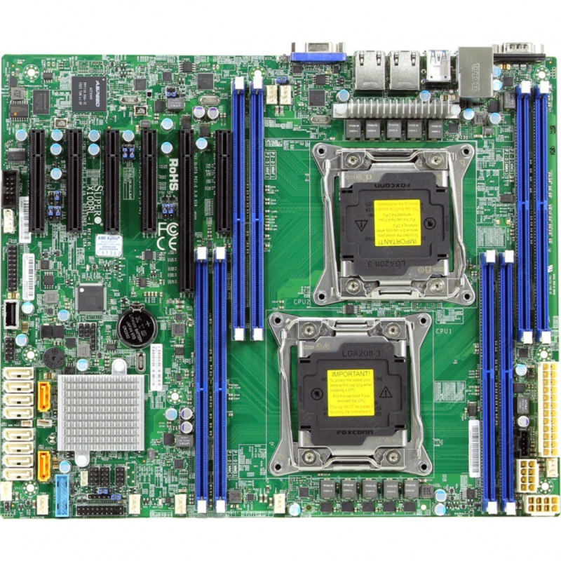 Материнская плата Серверная материнская плата SUPERMICRO MBD-X10DRL-i-B OEM {без заглушки, заглушка отдельно 1503329}