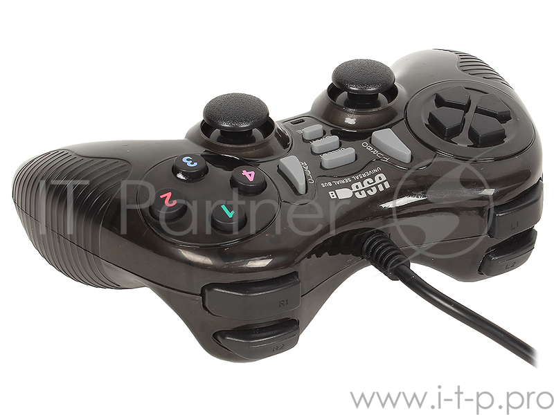 Геймпад 3Cott Single GP-06 черный USB 3Cott-GP-06B {Геймпад, 14 кнопок, вибрация}