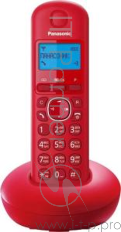 Телефон Panasonic KX-TGB210RUR красный Радиотелефон
