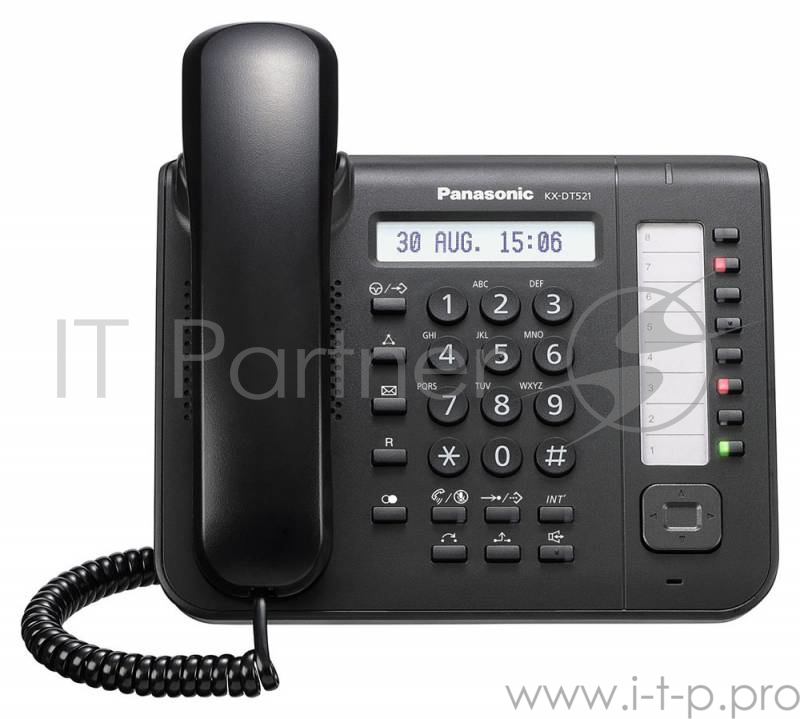 Телефон Panasonic KX-DT521RUB Системный цифровой телефон