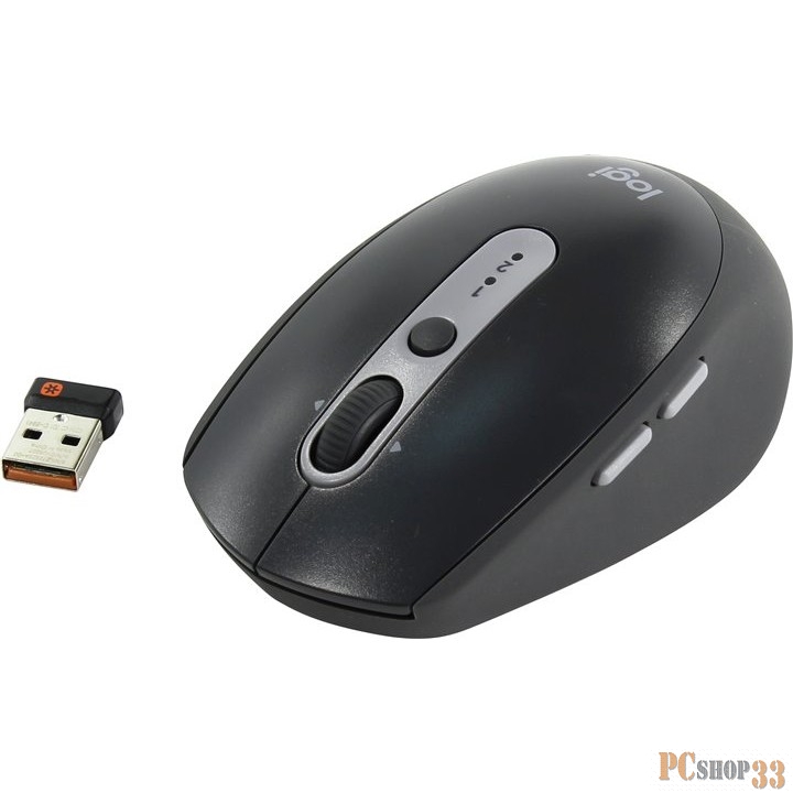 Оптическая мышь Logitech M590 Multi-Device Silent 910-005197, беспров., 5кн.+скр., черный (USB, Bluetooth)