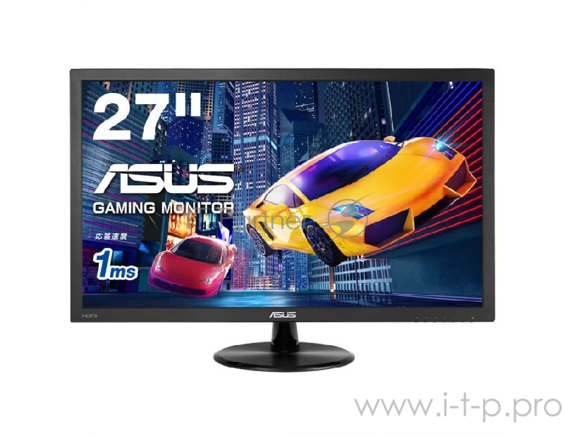 Монитор Asus 27 VP278H черный TN LED 16:9 HDMI M/M матовая 300cd 1920x1080 D-Sub FHD 4.8кг