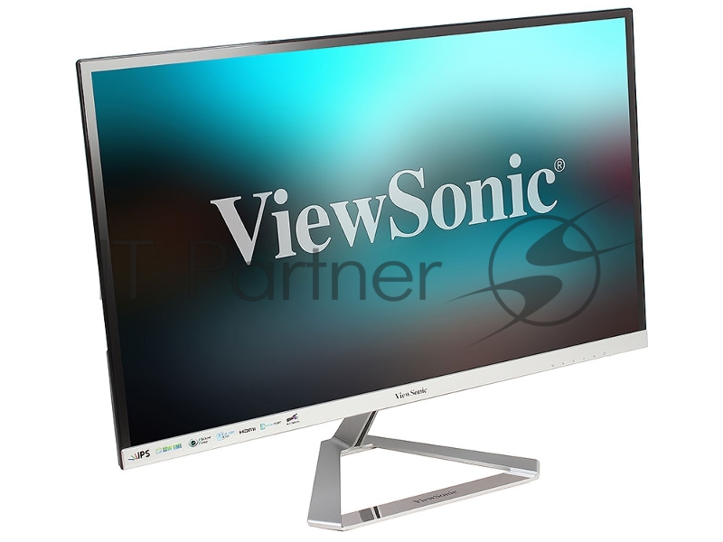 Монитор 27 Viewsonic VX2776-SMHD Black-Silver (IPS, LED, 1920x1080, 4 ms, 178°/178°, 250 cd/m, 80M:1, +HDMI, +DisplayPort, +MM)