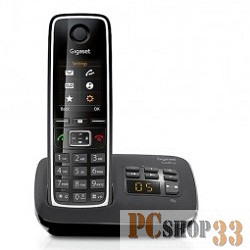 Телефон Gigaset C530A(M) Black Телефон беспроводной (черный) автоответчик